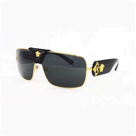 versace gold frame glasses men's|unisex versace glasses.